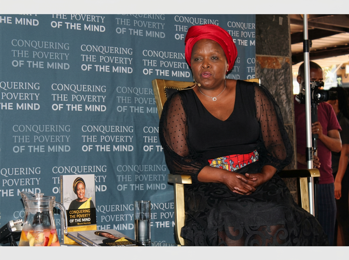 Conquering the Poverty of the Mind launch backdrop — Media
